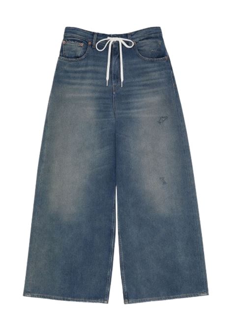 jeans con coulisse donna blu MM6 MAISON MARGIELA | S52LA0246 M30017994